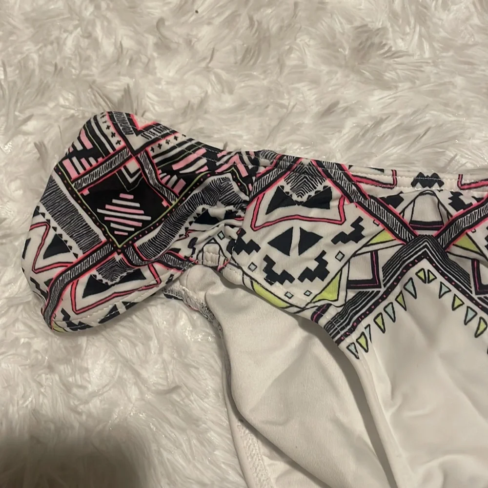 Like new VS Pink Aztec print swim bottoms! - Picture 2 of 4